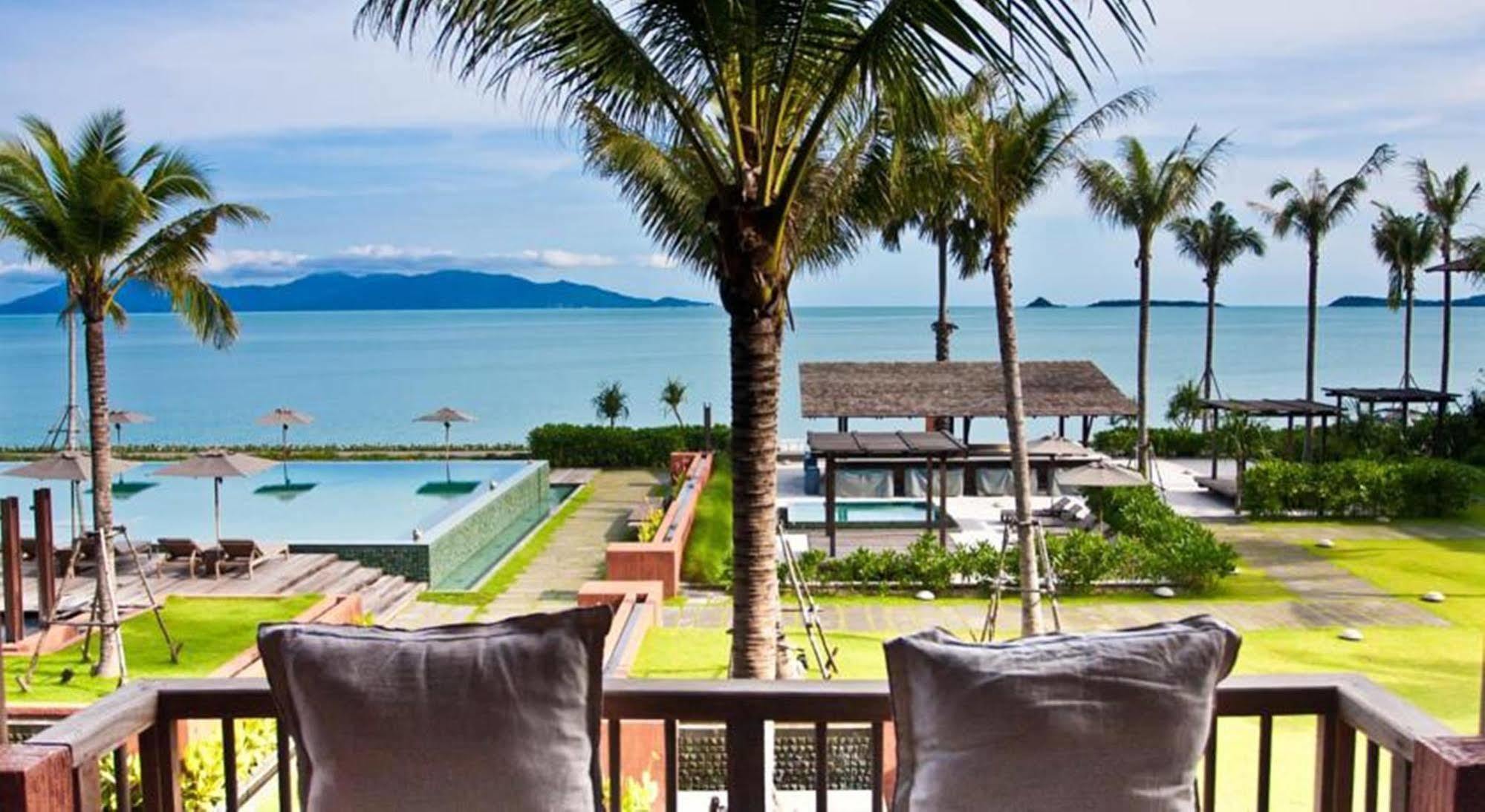 Hansar Samui Resort & Spa - Sha Extra Plus Bophut Habitación foto View of the Gulf of Thailand from the hotel